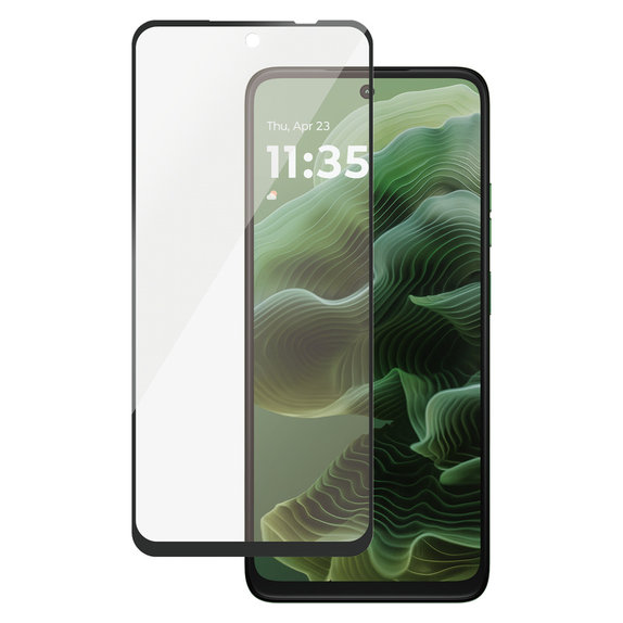 Σκληρυμένο γυαλί UWF για Motorola Moto G35 5G, Μαύρο, PanzerGlass