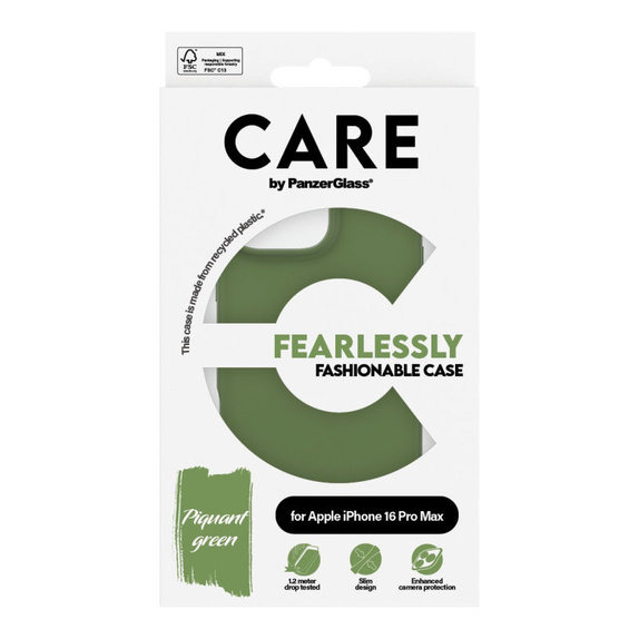 Θήκη Fearlessly για iPhone 16 Pro Max, Πράσινο, CARE