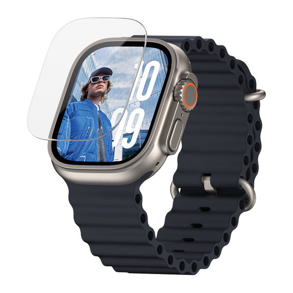 Σκληρυμένο γυαλί για Apple Watch Ultra 2024/Ultra 2/Ultra, Διάφανο, PanzerGlass