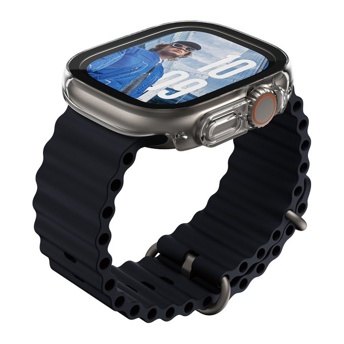 Σκληρυμένο γυαλί Full Body Slim για Apple Watch Ultra 2024/Ultra 2/Ultra, Διάφανο, PanzerGlass