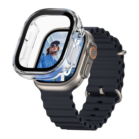 Σκληρυμένο γυαλί Full Body για Apple Watch Ultra 2024/Ultra 2/Ultra, Διάφανο, PanzerGlass