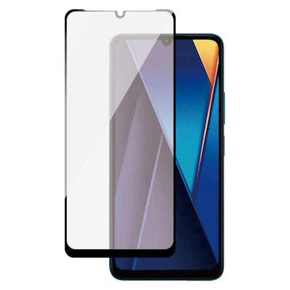 Σκληρυμένο γυαλί UWF για Xiaomi Redmi 13C 5G, Μαύρο, SAFE by PanzerGlass