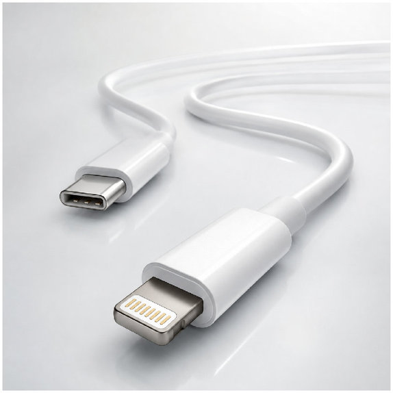 Καλώδιο Lightning / USB-C (1.5m), Λευκό | White | FixPremium