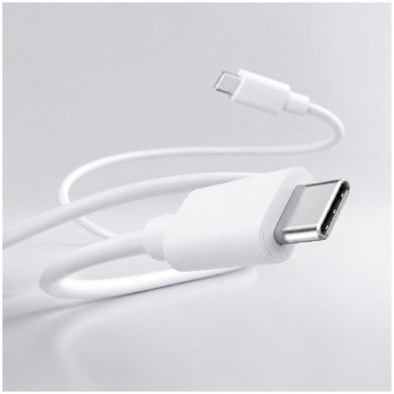 Καλώδιο USB-C / USB-C (1.5m), Λευκό | White | FixPremium
