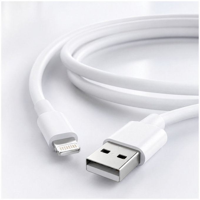 Καλώδιο Lightning / USB (1.5m), Λευκό | White | FixPremium