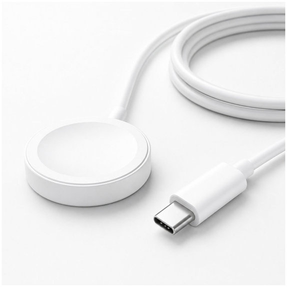 Καλώδιο Φόρτισης για Ρολόι σε USB-C (1.5m), Λευκό | White | FixPremium