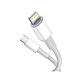Καλώδιο Lightning / USB-C (1.5m), Λευκό | White | Baseus