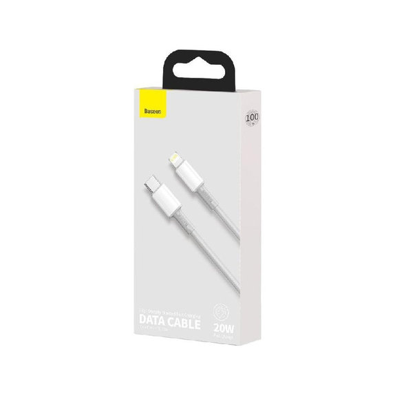 Καλώδιο Lightning / USB-C (1.5m), Λευκό | White | Baseus