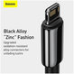 Καλώδιο Lightning / USB (1.5m), Μαύρο | Black | Baseus