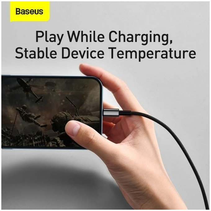 Καλώδιο Lightning / USB (1.5m), Μαύρο | Black | Baseus