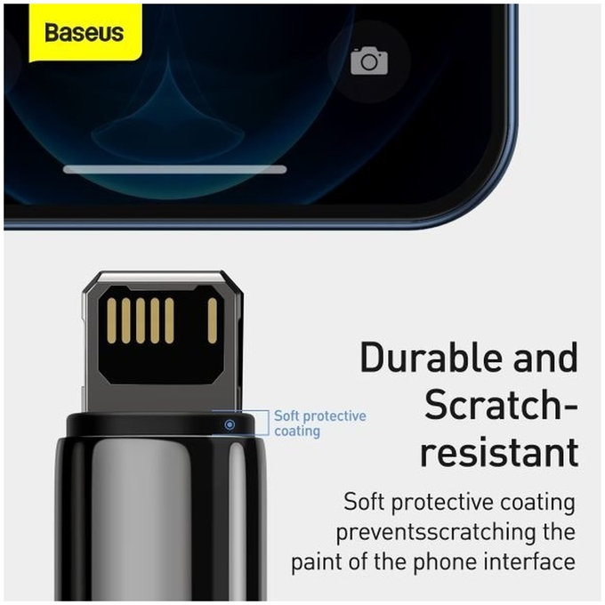 Καλώδιο Lightning / USB (1.5m), Μαύρο | Black | Baseus