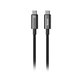 Καλώδιο USB-C / USB-C (1.5m), Μαύρο | Black | Baseus