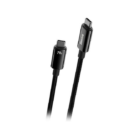 Καλώδιο USB-C / USB-C (1.5m), Μαύρο | Black | Baseus