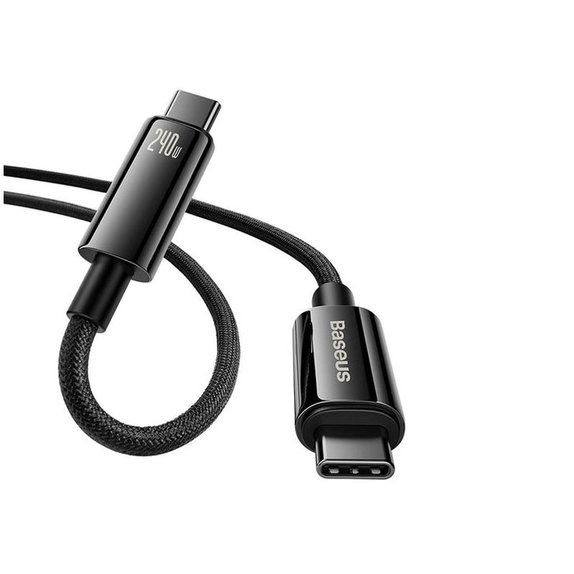 Καλώδιο USB-C / USB-C (1.5m), Μαύρο | Black | Baseus