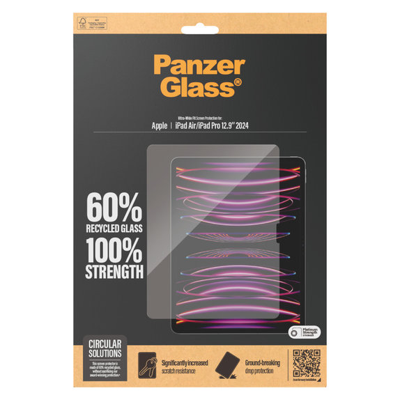 Σκληρυμένο γυαλί UWF για iPad Air 13"/Pro 13", Διάφανο, PanzerGlass