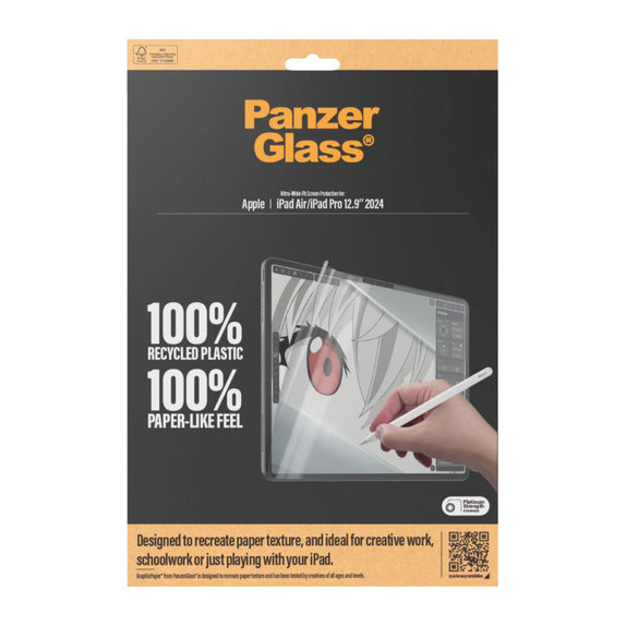 Προστατευτική μεμβράνη GraphicPaper UWF για iPad Air 13"/Pro 13", Διάφανο, PanzerGlass