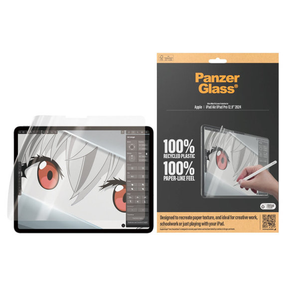 Προστατευτική μεμβράνη GraphicPaper UWF για iPad Air 13"/Pro 13", Διάφανο, PanzerGlass