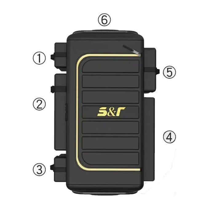 Τσάντα/Κουτί Αποθήκευσης Πορτμπαγκάζ Αυτοκινήτου - 70L 60x30x30cm