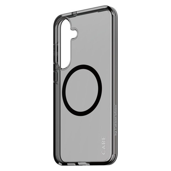 Θήκη Smokey με μαύρο QI για Samsung Galaxy S25+, Μαύρο, PanzerGlass