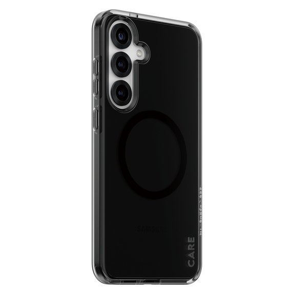 Θήκη Smokey με μαύρο QI για Samsung Galaxy S25+, Μαύρο, PanzerGlass