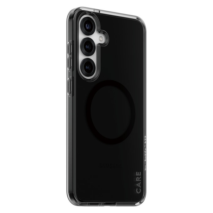 Θήκη Smokey με μαύρο QI για Samsung Galaxy S25+, Μαύρο, PanzerGlass