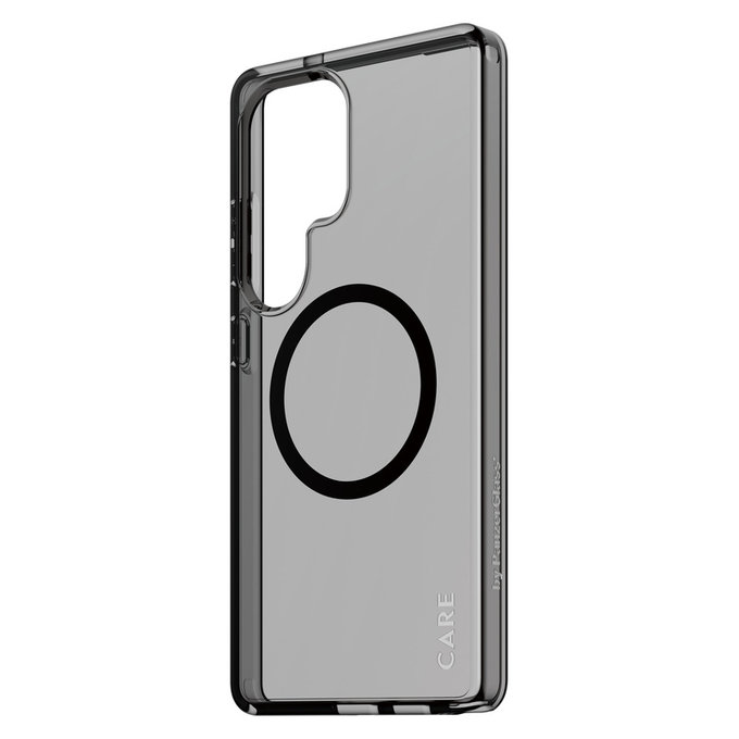 Θήκη Smokey με μαύρο QI για Samsung Galaxy S25 Ultra, Μαύρο, PanzerGlass
