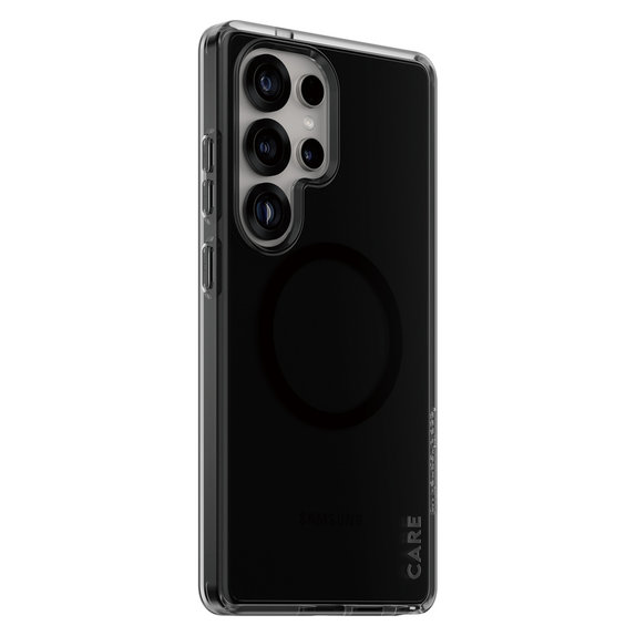 Θήκη Smokey με μαύρο QI για Samsung Galaxy S25 Ultra, Μαύρο, PanzerGlass