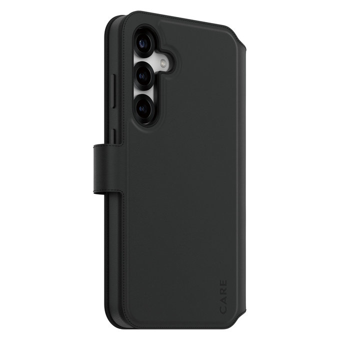 Θήκη Wallet Tango Two-In-One με QI για Samsung Galaxy S25+, Μαύρο, PanzerGlass