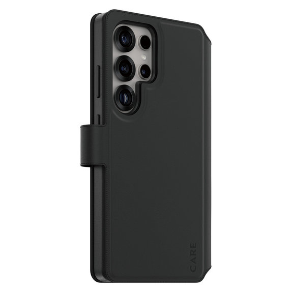Θήκη Wallet Tango Two-In-One με QI για Samsung Galaxy S25 Ultra, Μαύρο, PanzerGlass