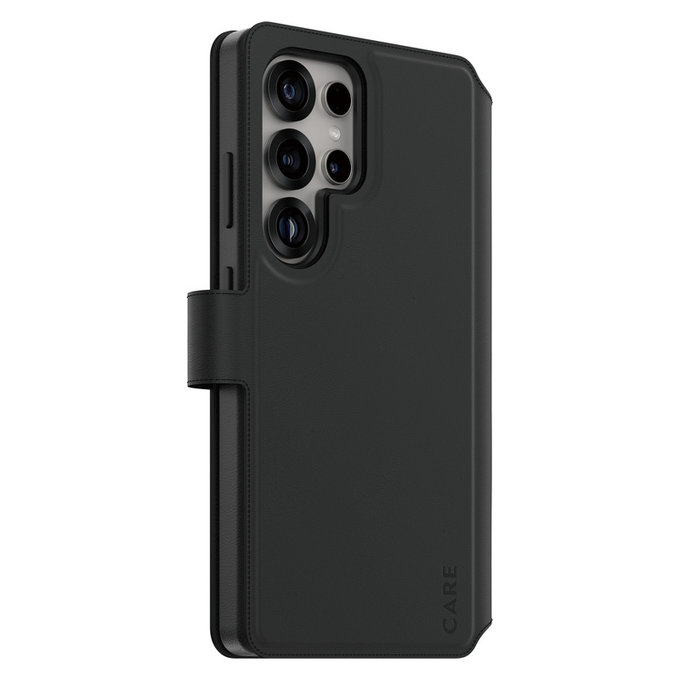 Θήκη Wallet Tango Two-In-One με QI για Samsung Galaxy S25 Ultra, Μαύρο, PanzerGlass
