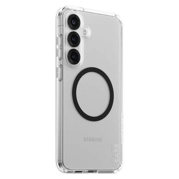 Θήκη Urban Combat με μαύρο QI για Samsung Galaxy S25+, Διάφανο, PanzerGlass