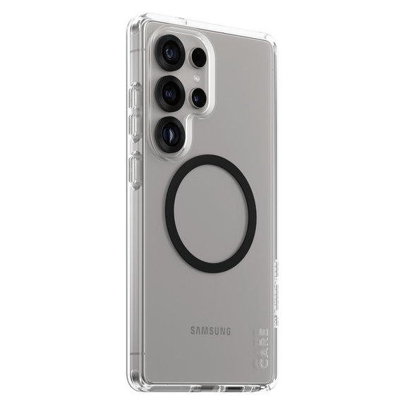 Θήκη Urban Combat με μαύρο QI για Samsung Galaxy S25 Ultra, Διάφανο, PanzerGlass