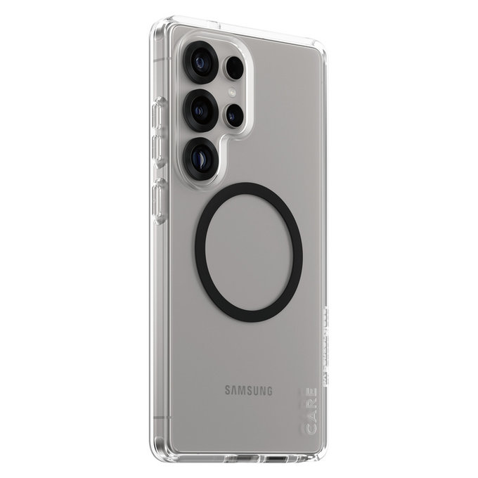 Θήκη Urban Combat με μαύρο QI για Samsung Galaxy S25 Ultra, Διάφανο, PanzerGlass