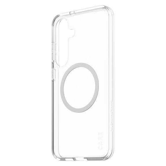 Θήκη Urban Combat με λευκό QI για Samsung Galaxy S25+, Διάφανο, PanzerGlass