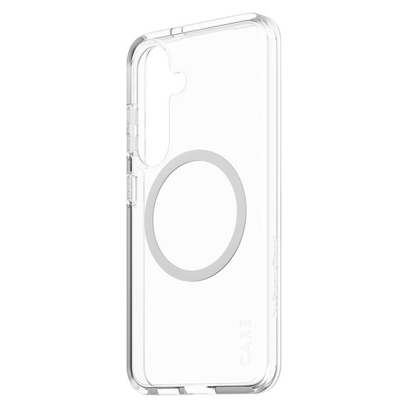 Θήκη Urban Combat με λευκό QI για Samsung Galaxy S25, Διάφανο, PanzerGlass