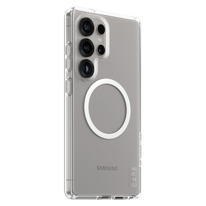 Θήκη Urban Combat με λευκό QI για Samsung Galaxy S25 Ultra, Διάφανο, PanzerGlass