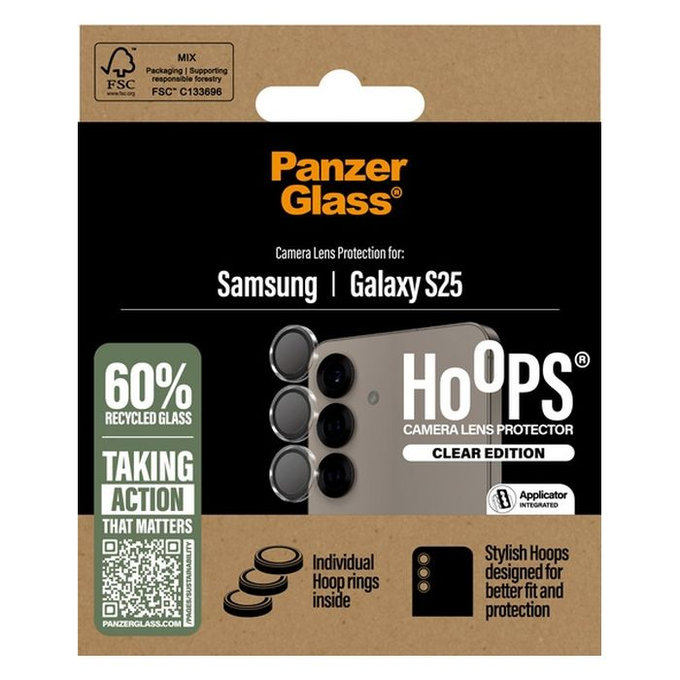 Προστατευτικό Φακού Κάμερας Hoops για Samsung S25 | Transparent | PanzerGlass