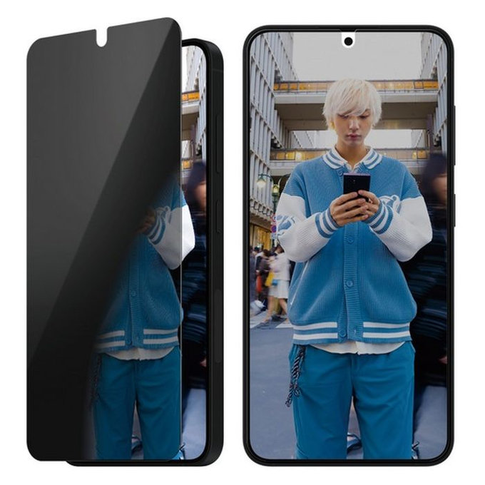 Προστατευτικό Γυαλί UWF Privacy με εφαρμοστή για Galaxy S25 | Transparent | PanzerGlass