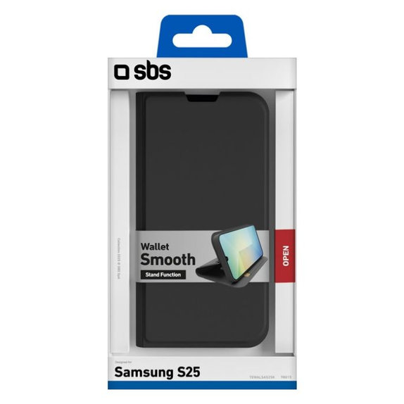 Θήκη Book Wallet Smooth για Samsung S25 | Μαύρο | Black | SBS