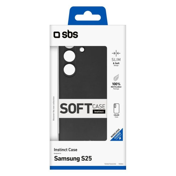 Θήκη Instinct για Samsung S25 | Μαύρο | Black | SBS
