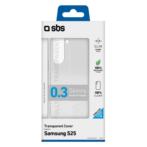 Θήκη Skinny για Samsung S25 | Transparent | SBS