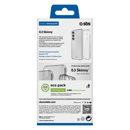 Θήκη Skinny για Samsung S25 | Transparent | SBS