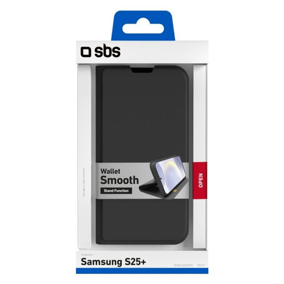 Θήκη Book Wallet Smooth για Samsung S25+ | Μαύρο | Black | SBS