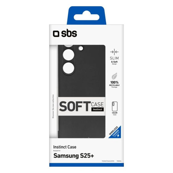 Θήκη Instinct για Samsung S25+ | Μαύρο | Black | SBS