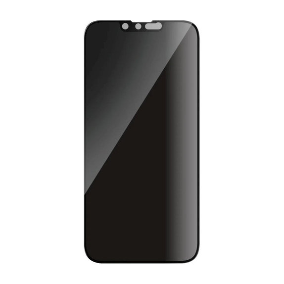 Σκληρυμένο γυαλί UWF Privacy με εφαρμογέα για iPhone 17e/16e/14/13/13 Pro, Μαύρο, PanzerGlass
