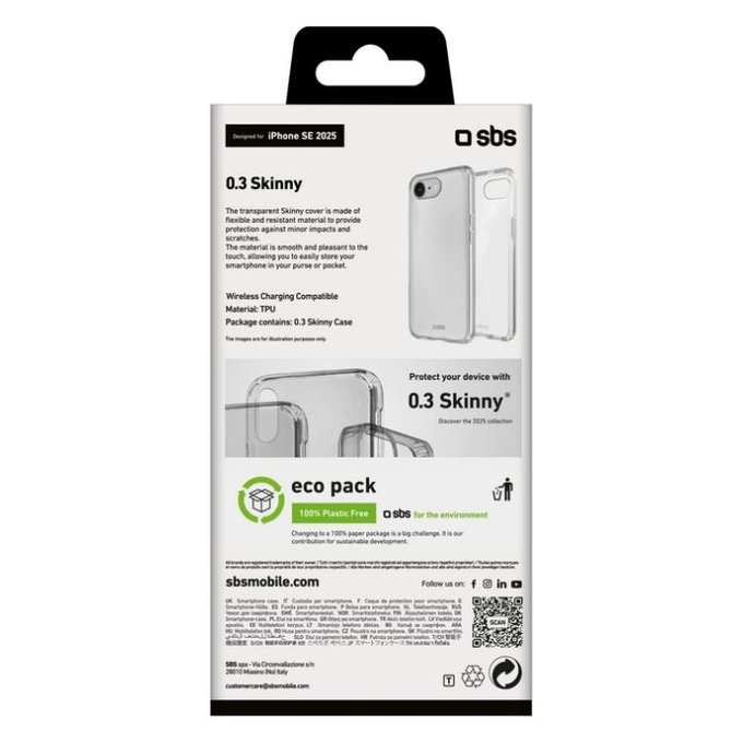 Θήκη Skinny για iPhone 16e | Transparent | SBS