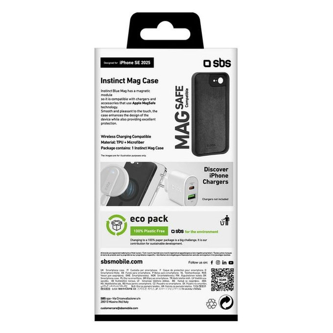 Θήκη Instinct για iPhone 16e | Μαύρο | Black | SBS