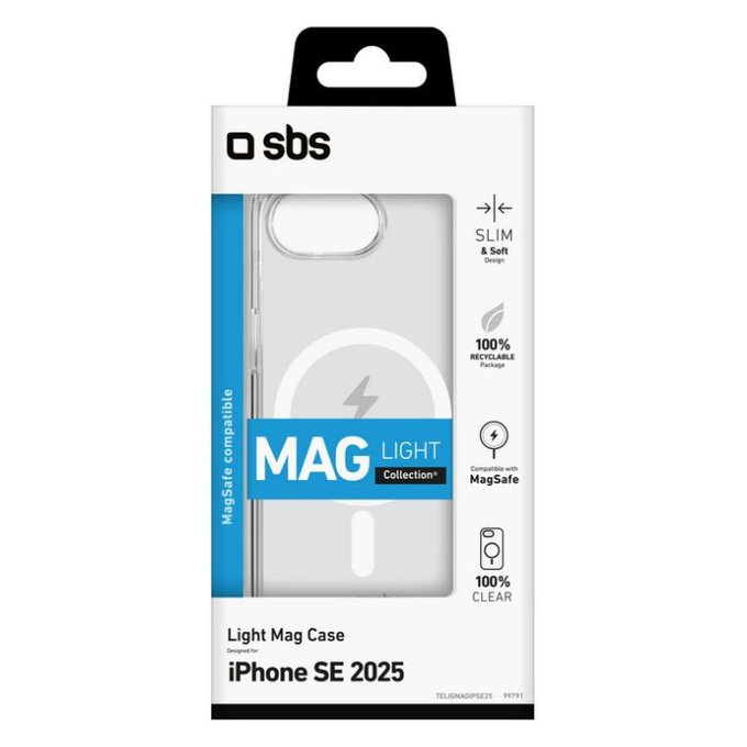 Θήκη Light Bag για iPhone 16e | Transparent | SBS