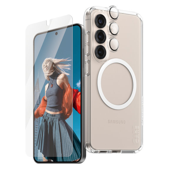 Bundle 3 σε 1 για Samsung Galaxy S25, PanzerGlass