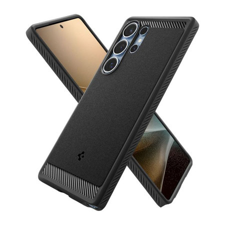 Θήκη Rugged Armor με MagSafe για Samsung S25 Ultra | Matte Black | Spigen